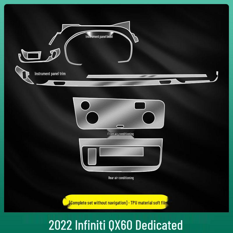 Infiniti QX60 Interior Film Console & Screen Protector (2022-2024)