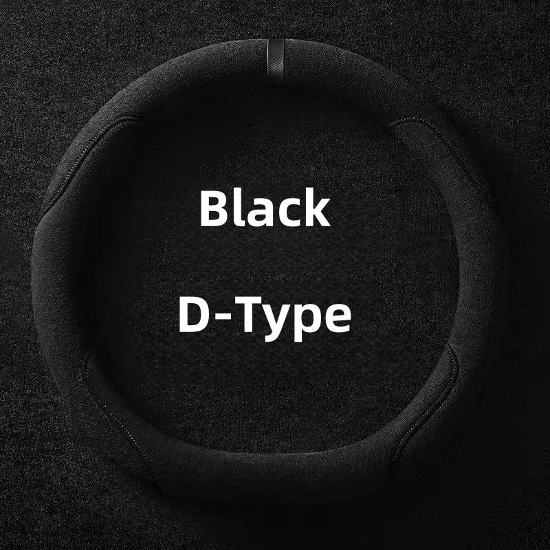 Car Steering Wheel Covers Suede Steering Wheel Cover Wrap Universal 37-38cm Breathable Steering Covers Car Interior Accessories 7HD