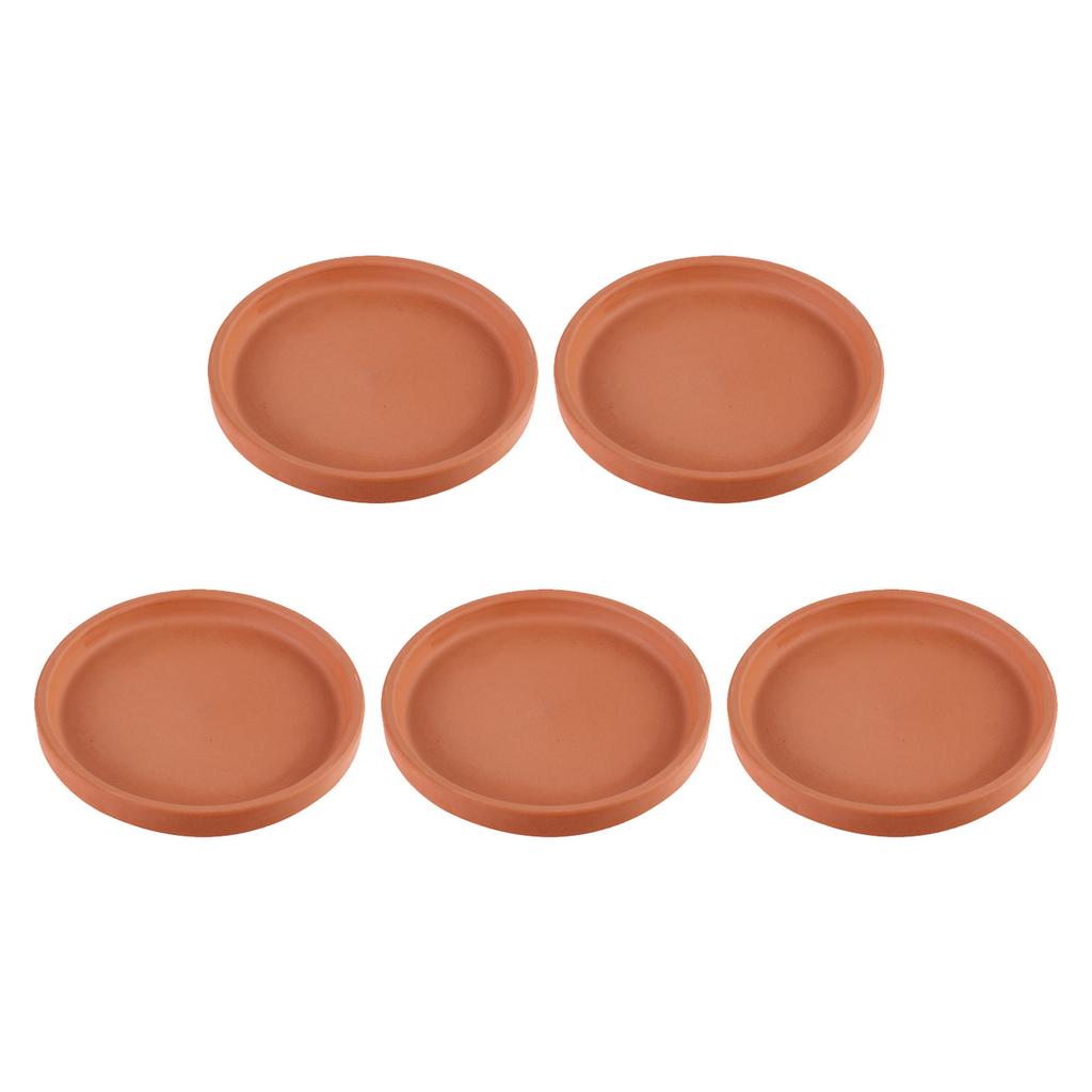 5Pcs Round Plant Pot Tray Flowerpot Indoor Outdoor Floor Protector Water Soil Catcher Flower Pot Tray