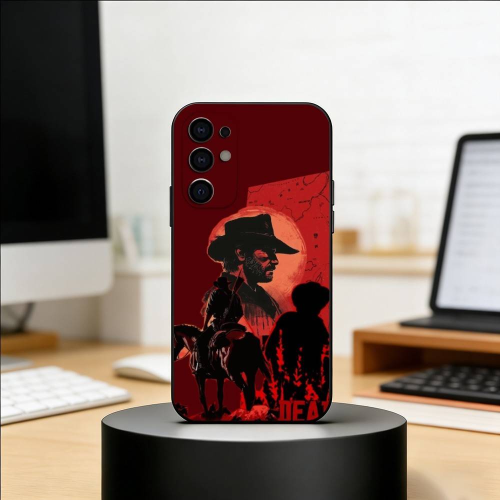 A-Adventure Game R-Rdr2 Phone Case For Samsung S25,S24,S21,S22,S23,S30,Ultra,S20,Plus,Fe,Soft Silicone Black Cover