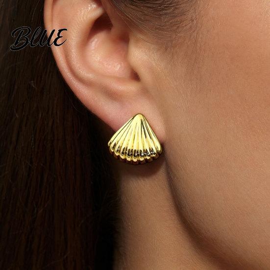 Bright And Comfortable Earrings 1 Pair Shell for Women Chunky