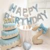 Set di Palloncini con Lettere in Tessuto per il 1° Compleanno di un Bambino per Decorazione Festa