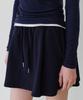 GRASPLAN Banding Skirt Shorts_Navy