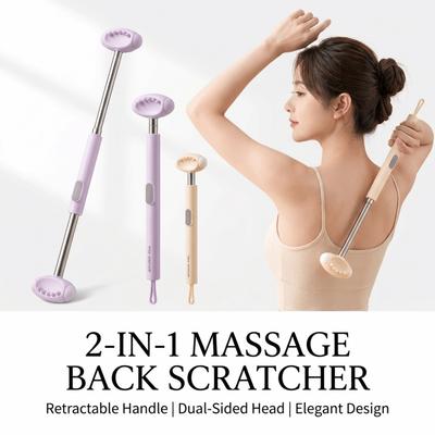 Retractable Back Massager Dual-Sided Itch Relief Tool New Back Scratcher  Leg Scratching