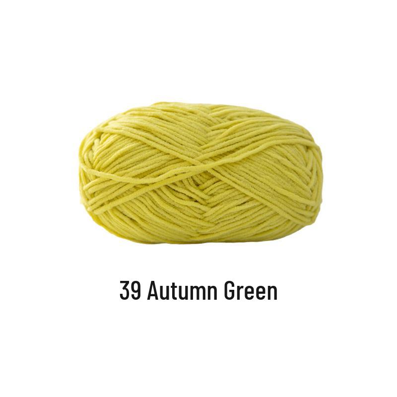 Xuefeier Chenille Gold Velvet Hand-Knitted Bag Doll Yarn Kit