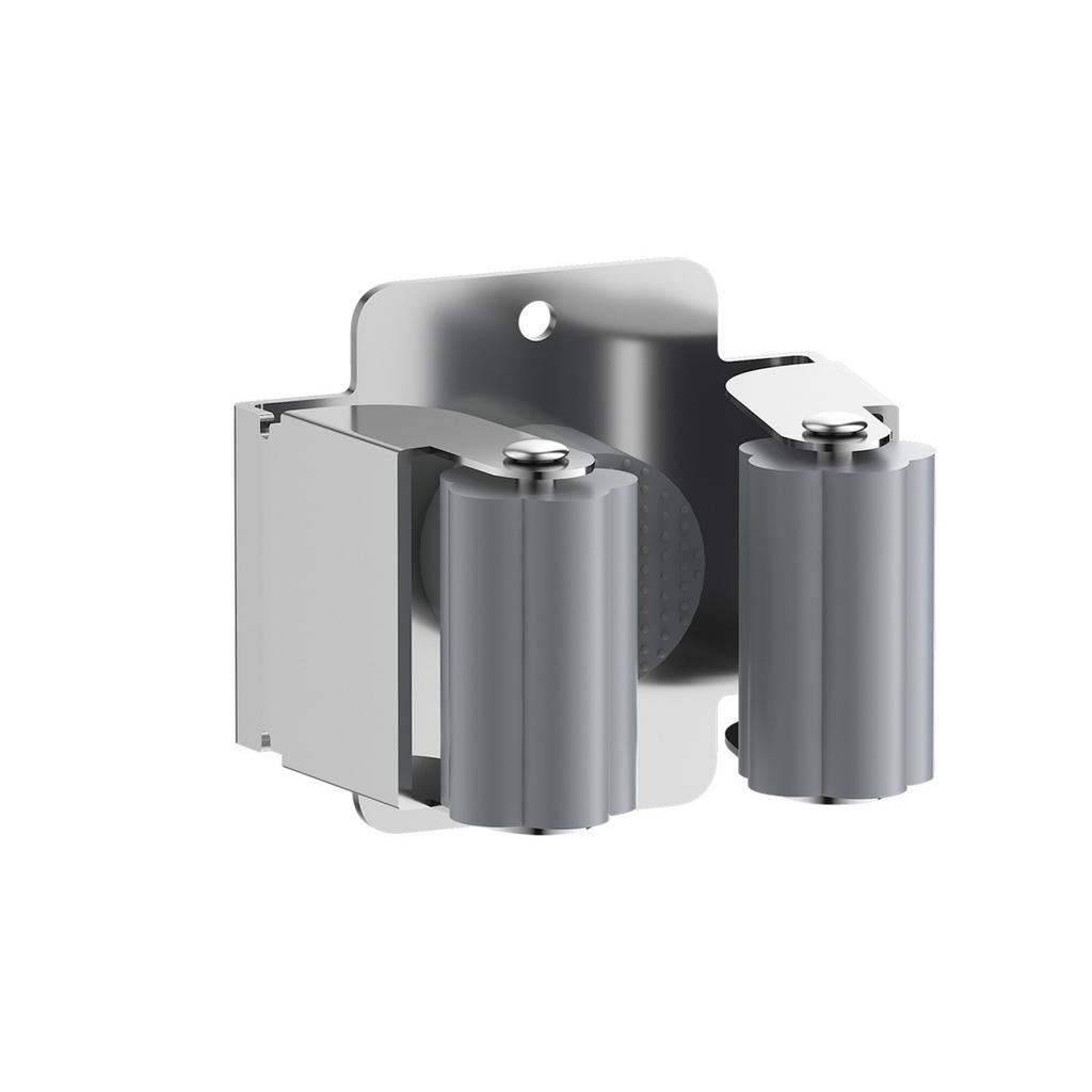 5 Clamp 4 Hook Wall Mounted Storage Organizer For Bikes Garden Tool Garage Space Saving Metal Hooks