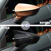 1 Pair Car Side Door Rear View Mirror Cover Cap Add On For SEAT Leon MK3 5F ST FR Cupra Ibiza Mk5 Arona KJ7 2017-