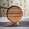 Japanese Style Solid Wood Round Serving Tray