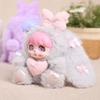 17cm Popular Rabbit Plush Toys Cute Doll with Vinyl Face big Ear Rabbit Plush Pendant Rabbit Ear Backpack Pendant for Girl Gifts