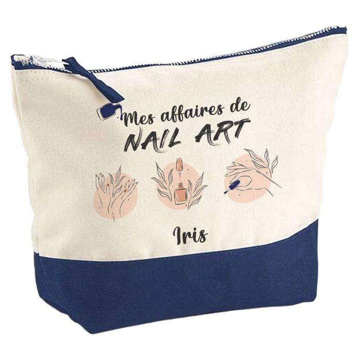 Trousse de maquillage - PLANETEE - Affaires de Nail Art Iris - Grand format - Coton - Impression HD