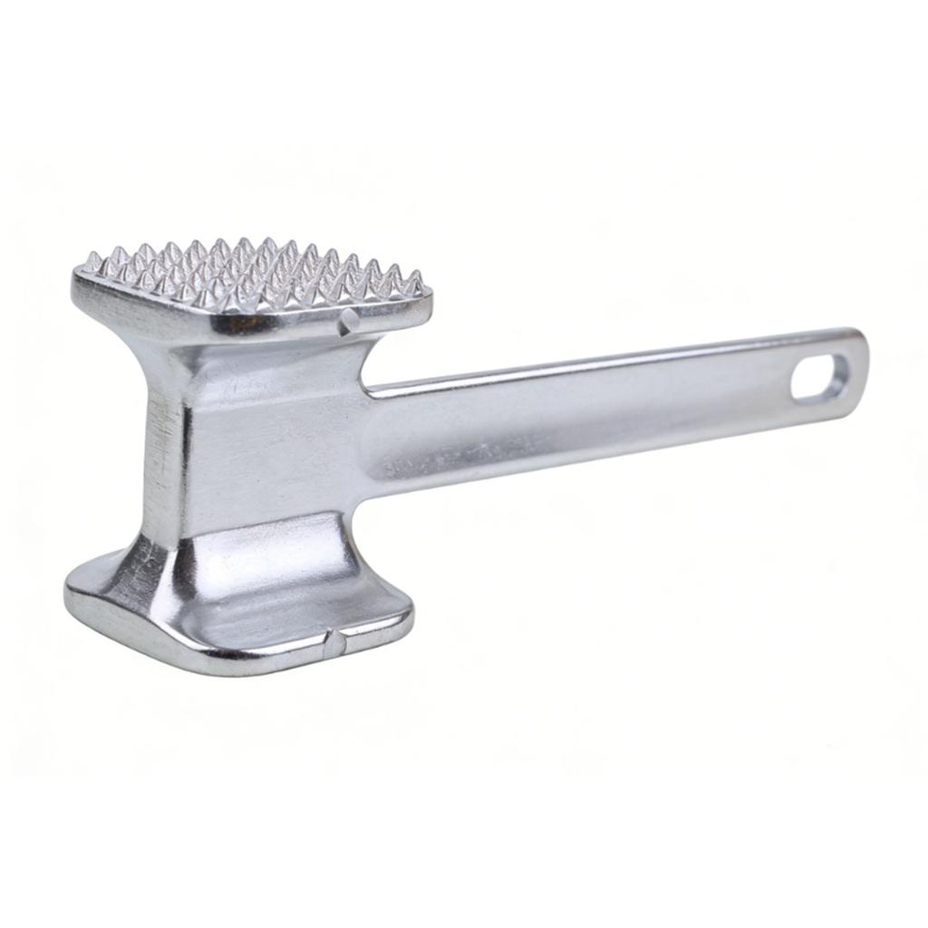 Meat Tenderizer Tool Aluminum Alloy Dual Sided Meat Mallet Hammer with Non Slip Grip for Pounding Meats Nuts Shellfish
