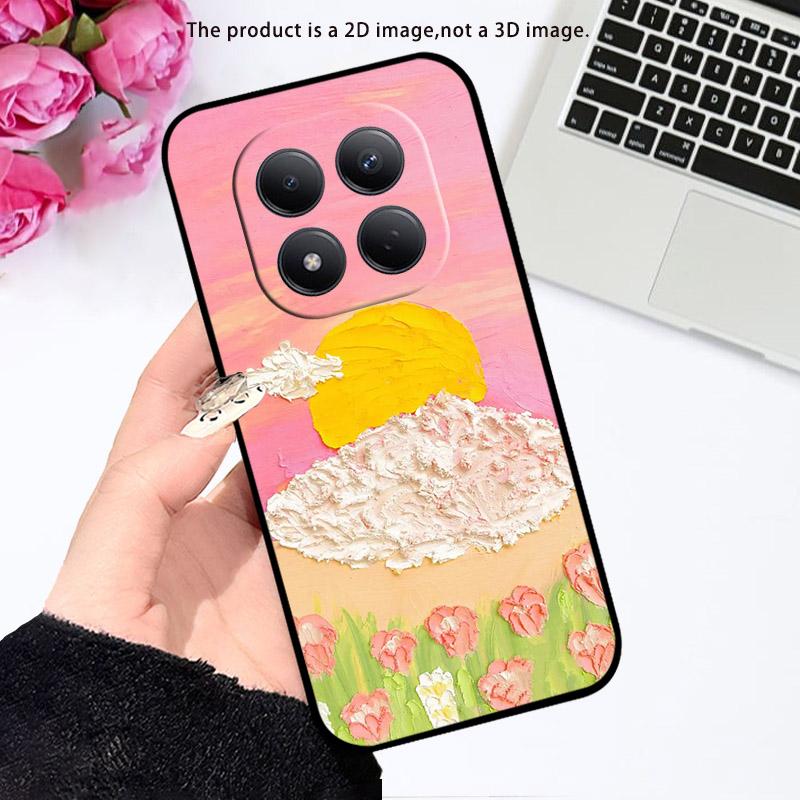 Phone Case For Xiaomi Redmi Note 15 Note15 Pro Plus Pro+ 5G Shockproof Bumper Soft TPU Cover Coque Note15Pro Silicone Fundas