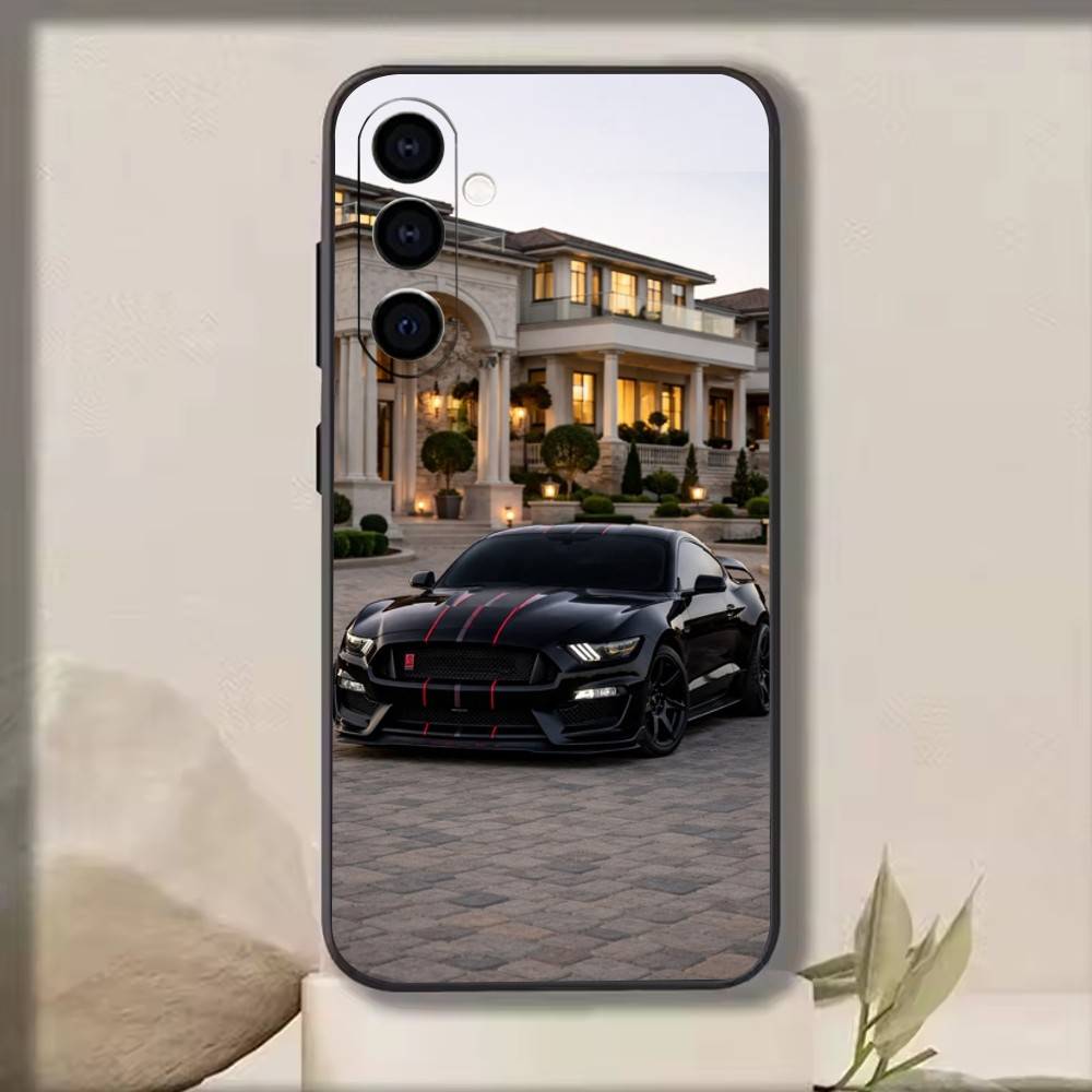 Ford Mustang Phone Case For Samsung Galaxy A73,A72,A71,A70,A53,A52,A51,Others Soft Black Cover