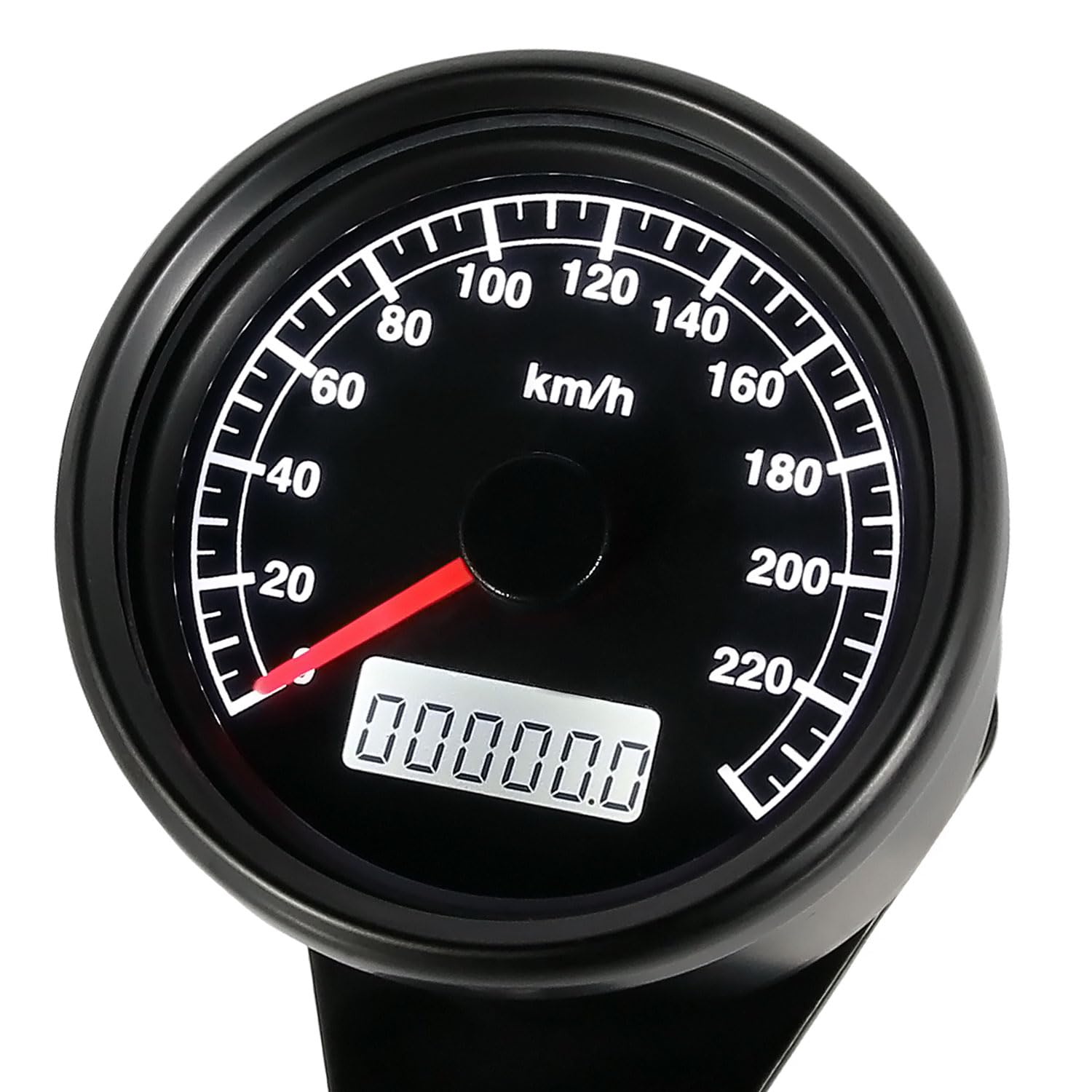 

Rise Corporation LED Speedometer, Black Body/Black Panel, Electric, 240km/h 240km/h 60mm Motorcycle чёрный