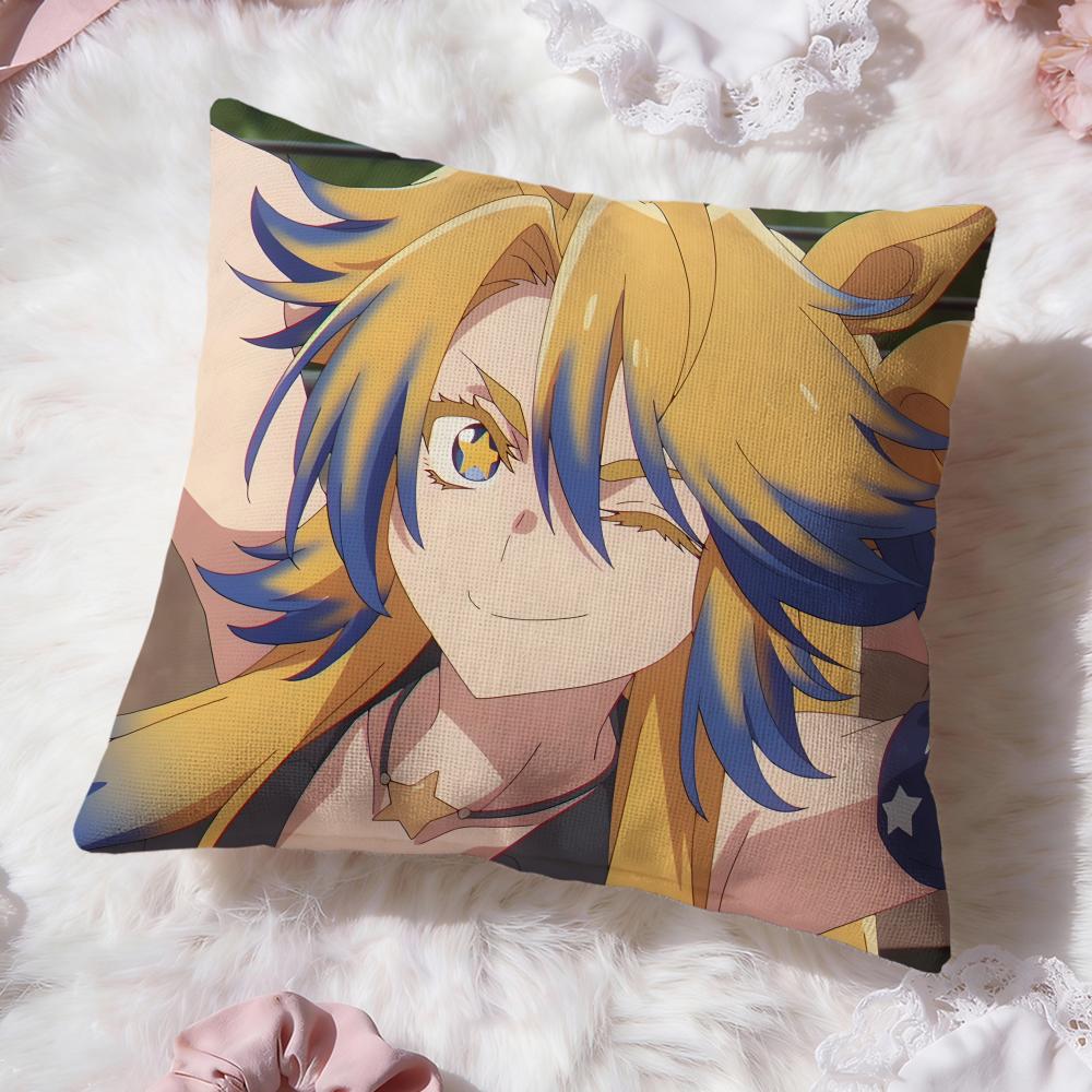 Uma Musume Cinderella Gray Cushion Cover Premium Comfort Reversible Pillow Cove -Two in One Design for Any Room & Car Interior