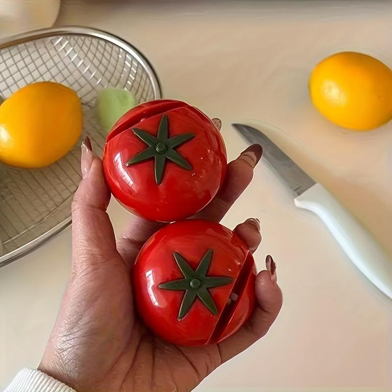 1 Stück Cartoon-Tomatenform Mini-Messerschärfer Tragbarer Messerschärfer Schleifstein Schere Küchenhelfer Küchenwerkzeuge
