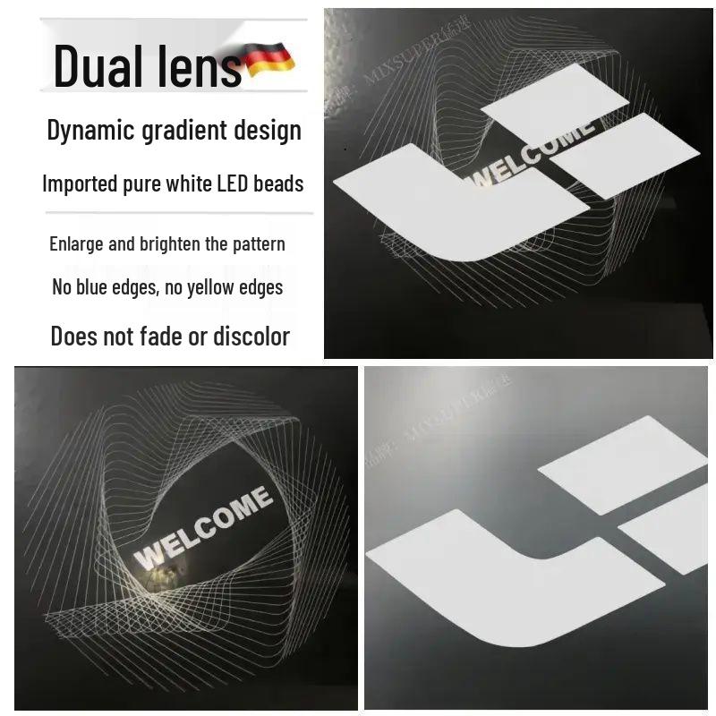 Dynamic Car Door Welcome Light for L9L8L7L6 - Edge-Free Projection