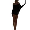 2026 Spring European-Style Sexy One-Shoulder Strapless Bodycon Dress