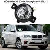 Left Right Front Bumper Fog Lights Lamps Without Bulbs For BMW X5 E70 2011-2013 M Package 63177237433 63177237434