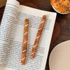 Baguette Coffee Stirrer Ceramic Mixing Stick Cute French Bread Design Heat-Resistant Coffee Spoon for Tea Beverage Stirring Kitchen Decor