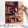 Disney Digital Oil Painting Art Kit Toy Story Buzz Lightyear Woody Handmade Coloring Painting Home Decor