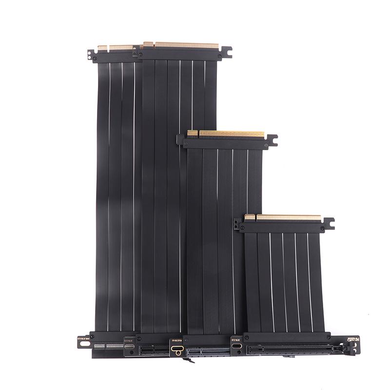 Full Speed PCIE 3.0 4.0 16x Riser Cable Graphics Card Extension Cable PCIE Express GPU Expansion Card Riser Shielded Extender