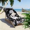 Vintage Floral Dragon Print Strandtuch, Großes Weiches Schnelltrocknendes Handtuch für Strand Camping Schwimmen