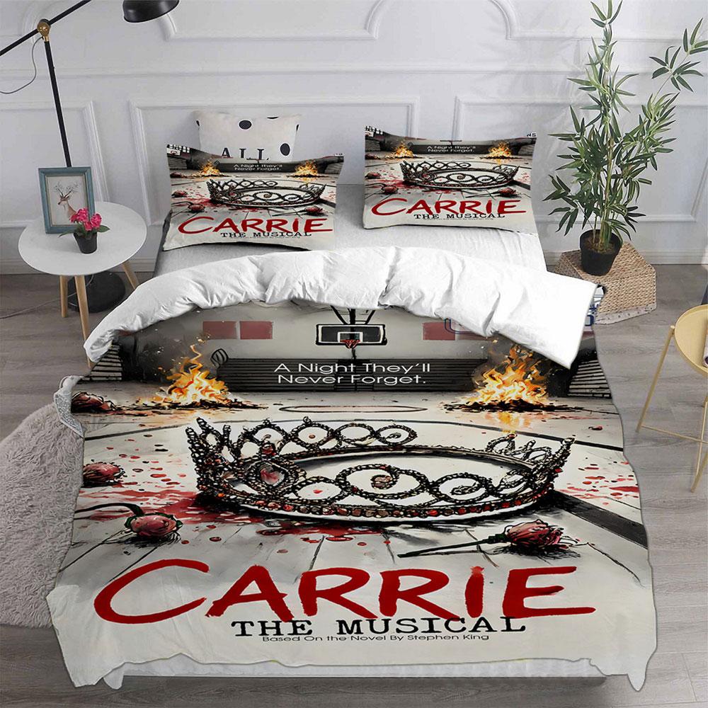 Carrie (1976) Bedding Sets Soft Bed Cover Comforter Duvet Cover Pillow Case 2-3 Pieces Sets Kids Adult Bedroom Decoration