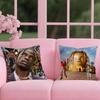 T-Travis S-Scott Cushion Cover 2-in-1 Reversible Plush Pillow Cover | Car/Sofa/Bed | Perfect Gift