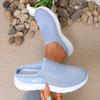 Women's Summer Openwork Knit Mesh Slippers: Versatile for Home and Outings, Slip-On Style with Non-Slip Soft Soles, Breathable Walking Shoes