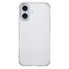 WANLONFENG WL3 Series For iPhone 16 TPU Case 1.5mm Phone Cover with Tempered Glass Film (Big Lens Hole)