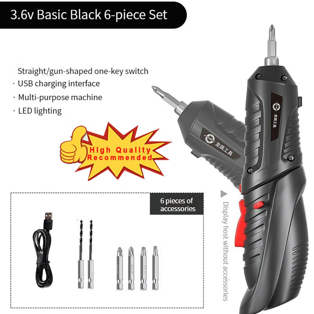 Șurubelniță electrică de uz casnic Mașină de găurit cu impact fără fir reîncărcabilă Mini găurit electric fără fir Set de șurubelnițe Loturi electrice