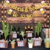 Cheers & Beers to 30 Years Gold Glitter Banner - 30th Birthday Decorations for Him/Her - 30th Birthday Gifts - 30 Years Anniversary Decorations -