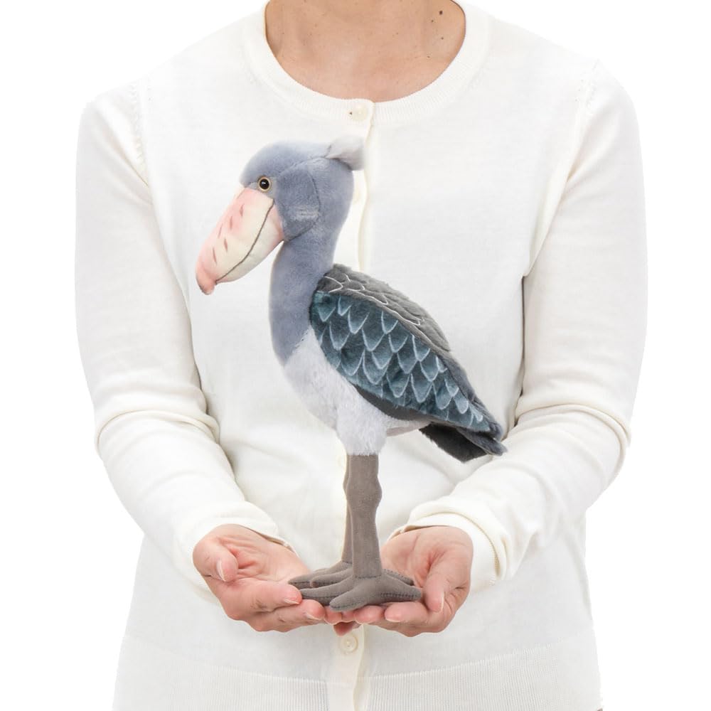 Carolata Shoebill Plush Realistic Animal Birthday Christmas Gift Toy, Toy, Doll, Gift, (Twice Tested) / Christmas,
