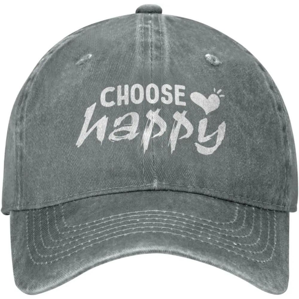 Workout Hats for Men Chooses Happy Retro Hat for Women Baseball Hats One Size Trucker Hat