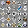 50 Kompass Graffiti Aufkleber Personalisierte Outdoor Camping Dekoration Mobile Koffer Wasserbecher Wasserdichte Aufkleber