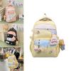 Multiuse Nylon Backpack For College And Travel With Letter And Rabbit Print Design