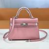 Cross Border 2025 New Fashionable Canvas Wide Shoulder Strap Bag Silver Buckle Niche Single Shoulder Crossbody Handbag For Women