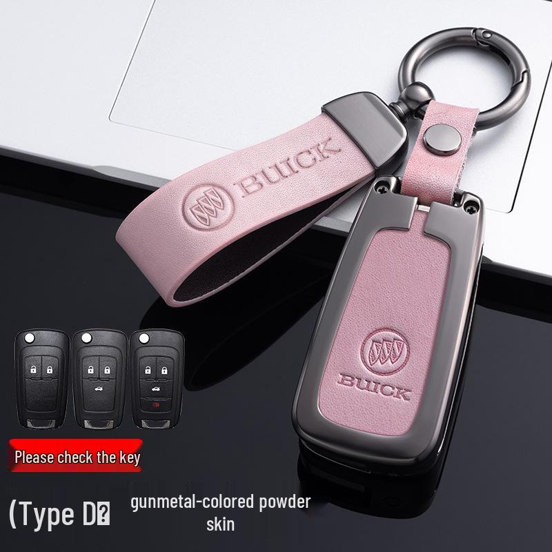 Premium Metal Key Case for Buick: Excelle, Envision, LaCrosse, Verano, GL8 Models