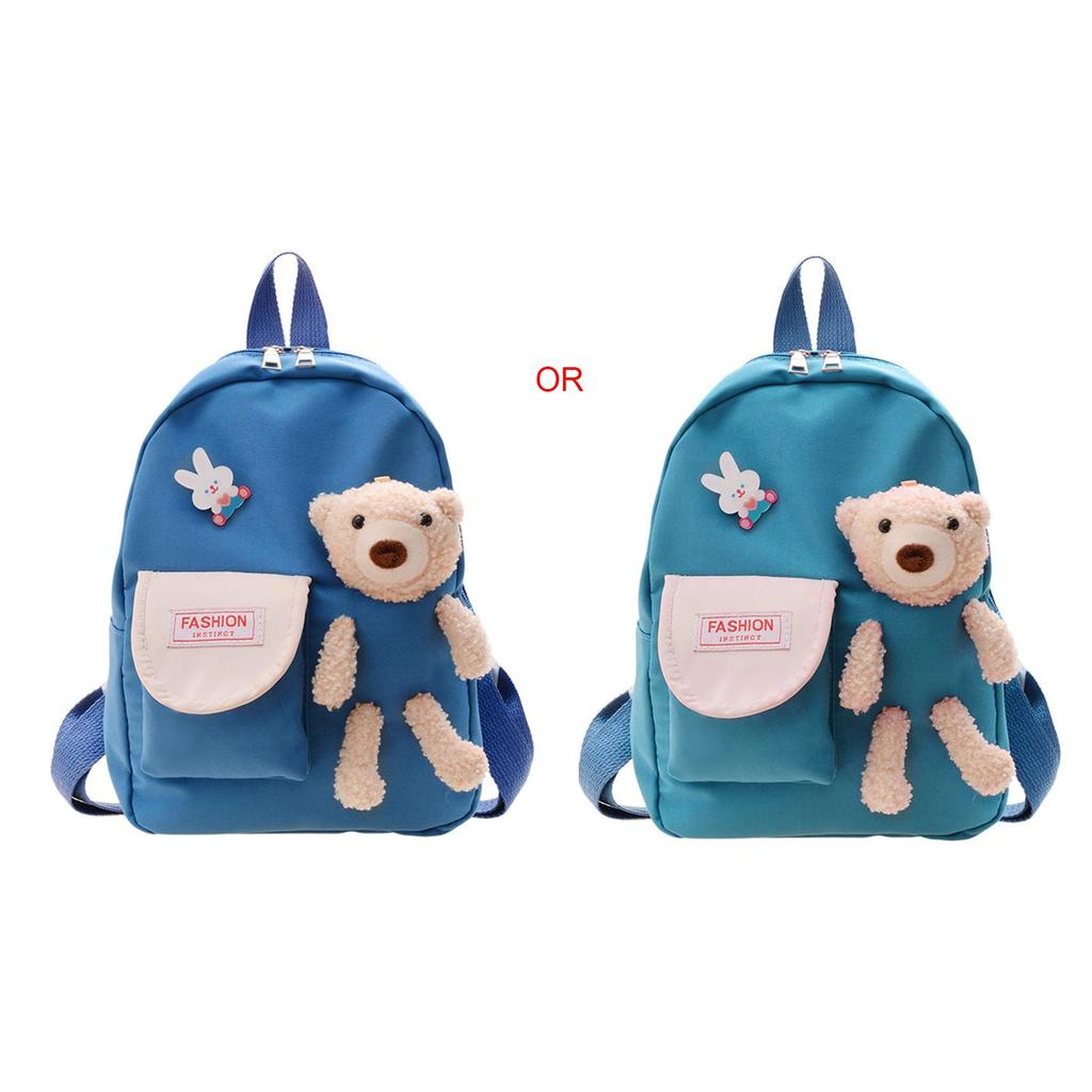 Cartoon Bear Toy School Bag for Girl Cute Kids Kindergarten Schoolbags Children