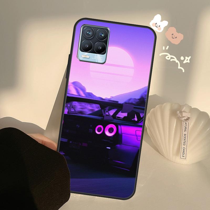 JDM Tokyo Drift Sportwagen Für Realme 8 9 Pro Plus GT Neo 2 GT Master 9i 8i Handyhülle Für OnePlus 9 10 Pro 9R Nord2