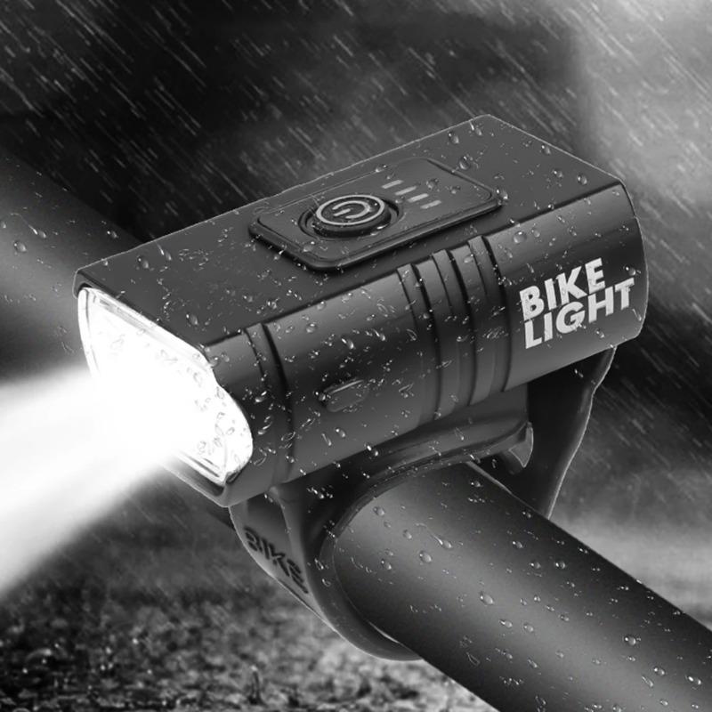 LED Bicycle Front Light 10W 6 Modes USB Rechargeable Mountain Road Bike Front Lamp Waterproof Cycling Equipment