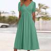 Summer New Short-sleeved Dress European and American Women's Clothing Women's Clothing Personalized Dress