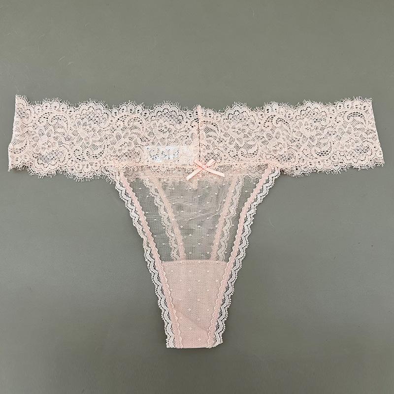 

3PCS Women s Plus Size Low-Rise Lace Panties, Sexy Butt Lifting Breathable Cotton Crotch Briefs XL бежевий