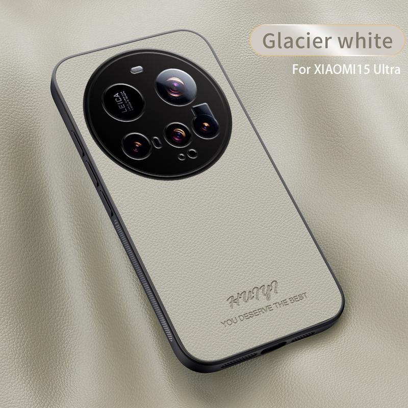 Luxury Business Leather Soft Frame Magnetic Cover For Xiaomi 15 Ultra Xiaomi15Ultra 5G Phone Cases Capa