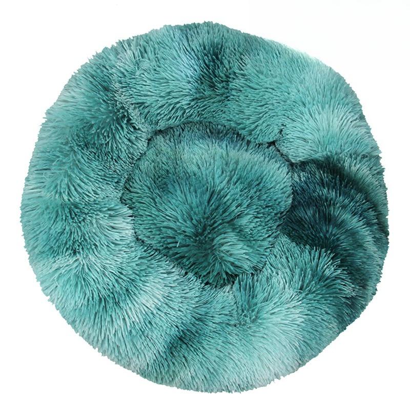 40-100cm Round Pet Bed for Large Dog Bed Super Soft Cat Bed Long Plush Dog House for Medium Dog House Winter Warm Sleeping