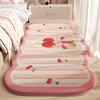 Pink Princess Style Children Room Bedside Carpet Girls Bedroom New Irregular Bow Carpet Special Shape Living Room Large Area Rug