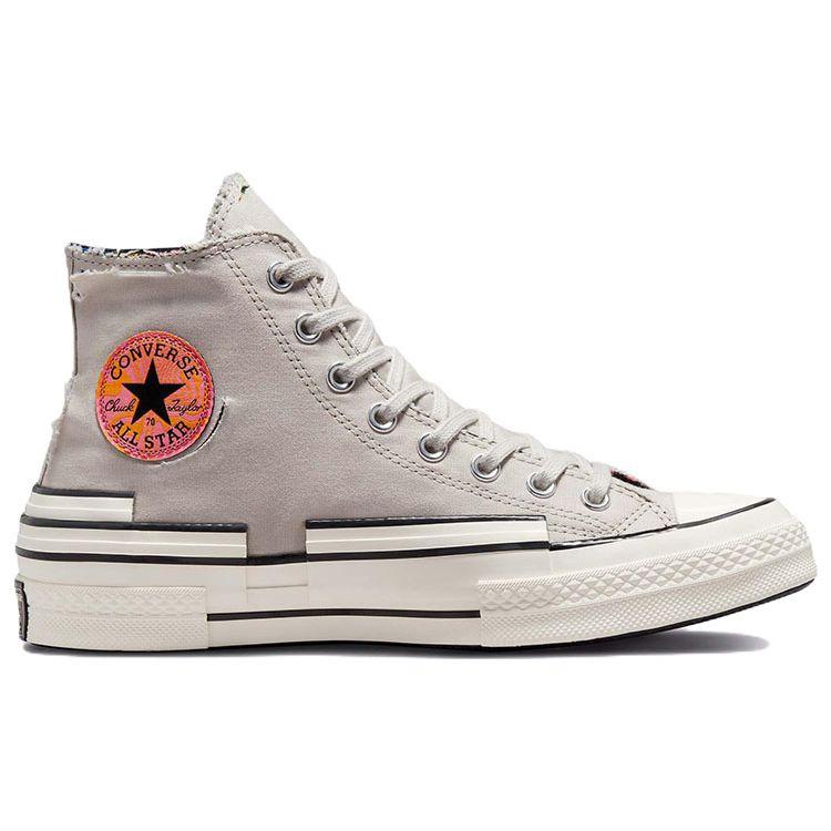 Converse Chuck 70 Hacked Heel High Tear Away - Light Bone Unisex Sneakers Grey Black A00730C