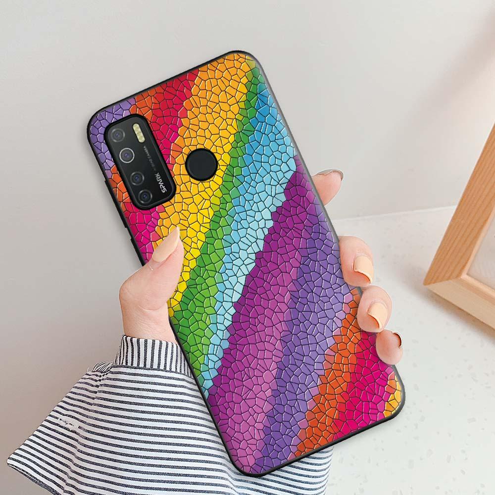 For Tecno Camon 15 Case Capa Case For Camon 15 Air Cute Silicone Soft TPU Phone Case For Tecno Camon15 15 Air Fundas Feather