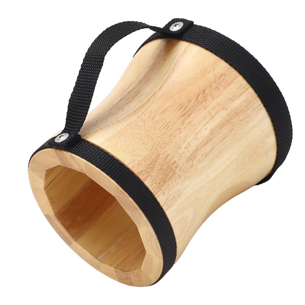 Wood+Sheepskin Hand Drum Kit Wood Color Handpan Drums Set For Drum Lovers